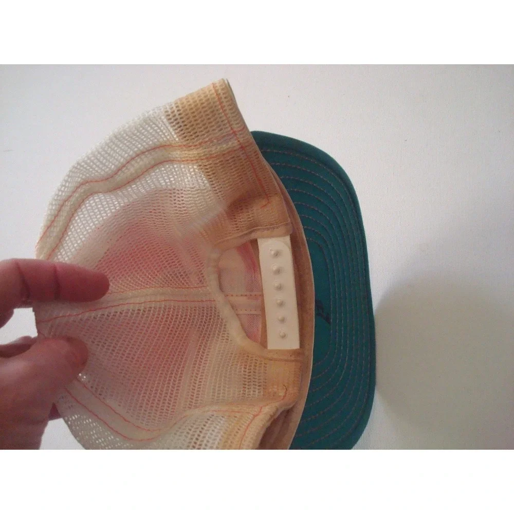 MIAMI DOLPHINS AJD  90S‎  SCRIPT SNAPBACK  HAT CAP DEADSTOCK  VINTAGE U3